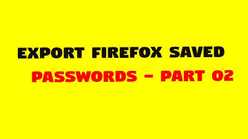 Firefox Password Exceptions   Part 01 || @Z TECH