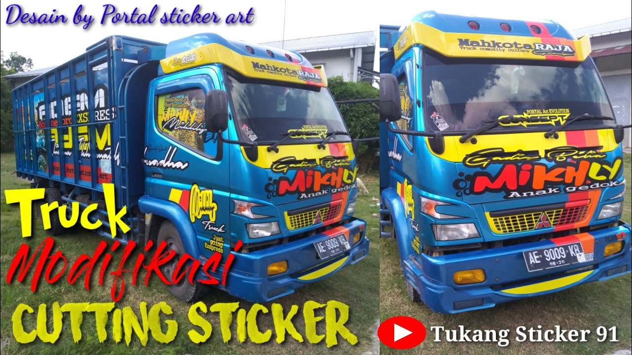 Modifikasi Sticker truk  ADEM AYEM Bojonegoro  exspress 