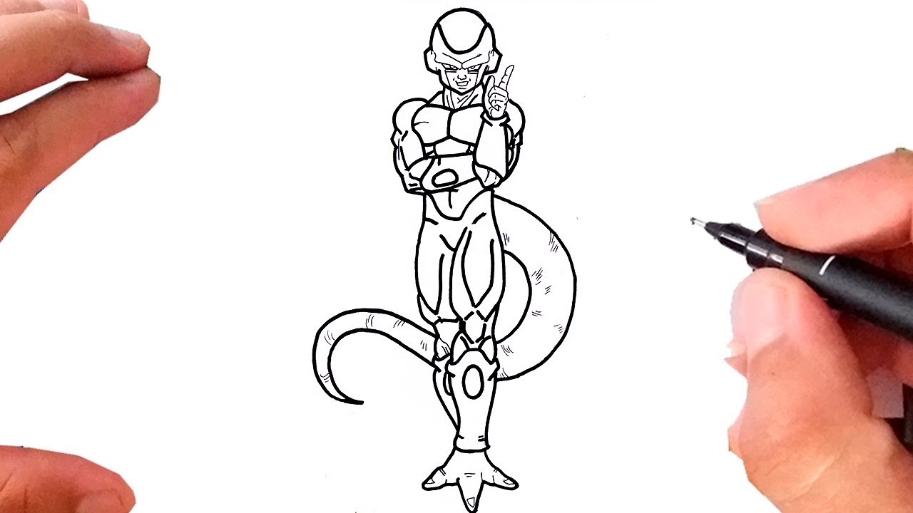 Como desenhar Freeza.  Dragon Ball Oficial™ Amino