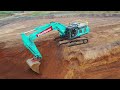 Kobelco sk500 on a bulk earthworks project