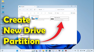 How to Create Partition in Windows 10 and Windows 11 Create New Drive 2024.