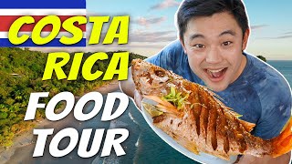 Costa Rica Food Tour! Trying the BEST Costa Rican Food by the Coast