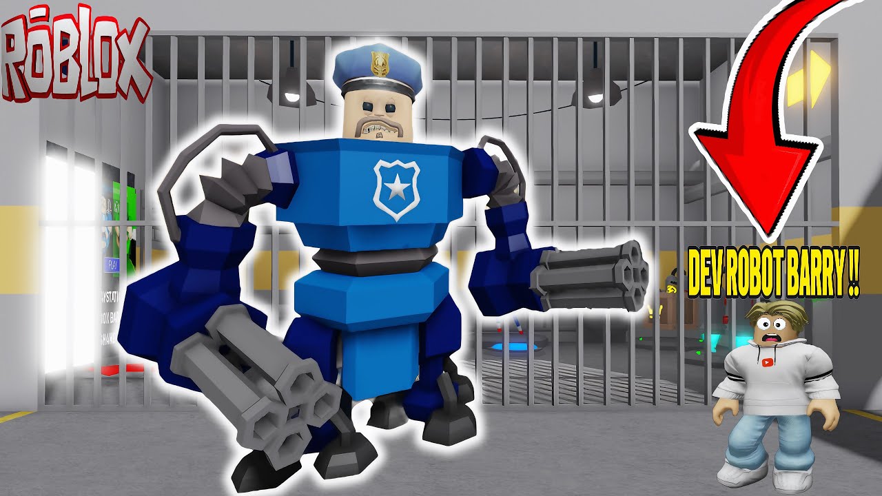 DEV ROBOT HAPİSHANESİNDEN KAÇ | ROBLOX DEV ROBOT BARRY'S PRISON RUN ...
