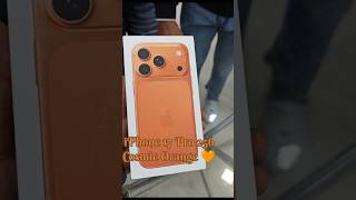 iPhone 17 Pro 🧡 Cosmic Orange || Real Life Look 😱 #viral #iphone #youtubeshorts #appleindia #apple