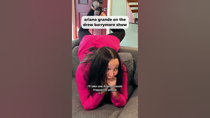 Ariana Grande on the Drew Barrymore Show