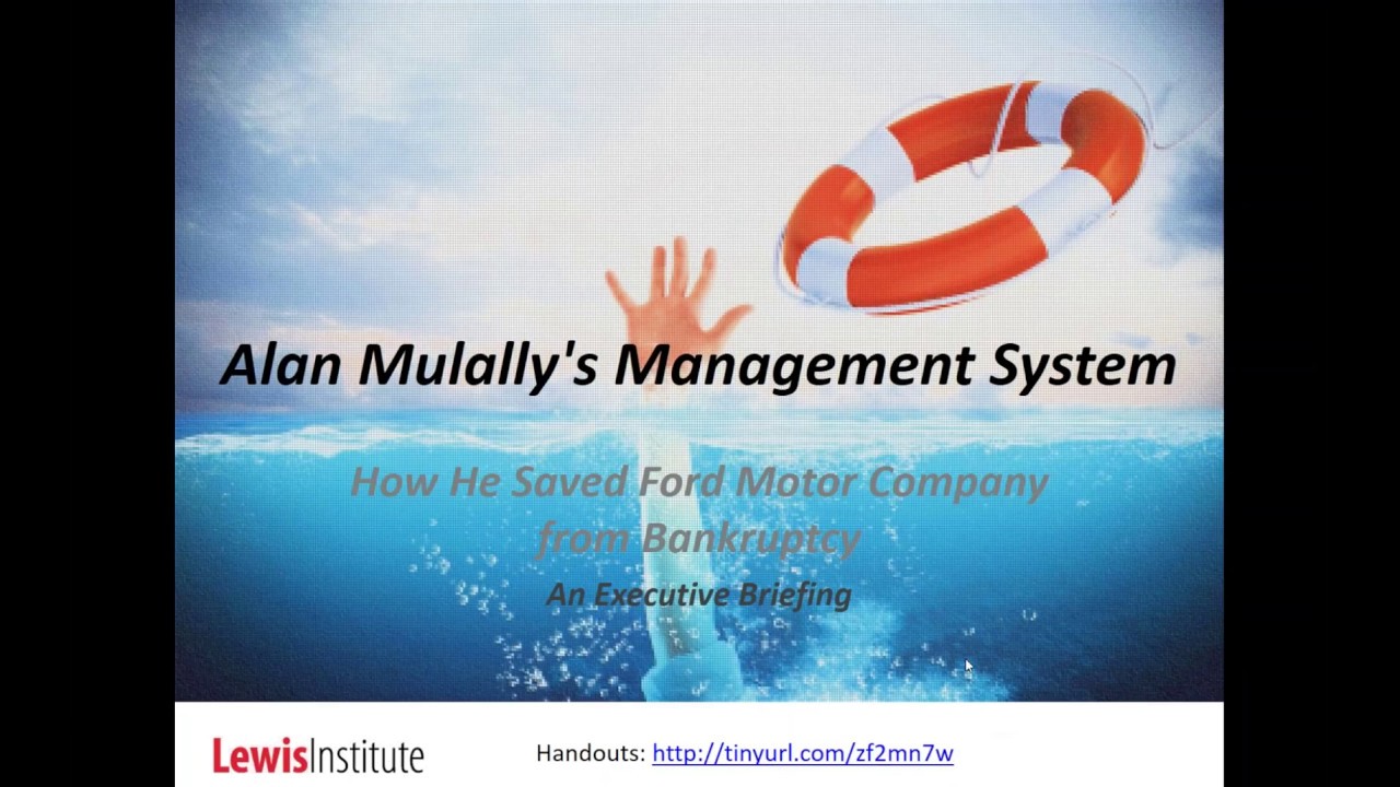 alan mulally business plan review template