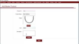 Adding Master Products in Jewellery Business Software Hindi screenshot 3