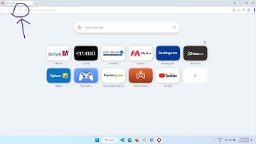 How to show the home page button on Opera browser?