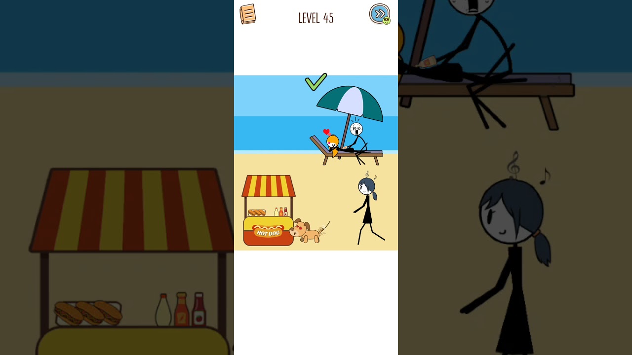 skip Love game play level 45 skip Love game walk through 