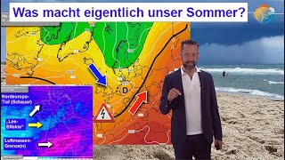 Niederschläge erste Juni-Hälfte & durchschnittlicher Trend. Dazu: Was macht eigentlich unser Sommer?