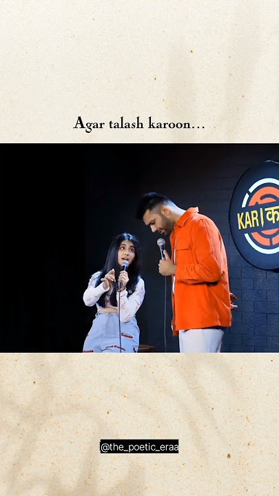 Agar talash kru to koi mil hi jayega#shorts #shortsfeed#bashirbadar  #manharseth #nayabmidha #poetry