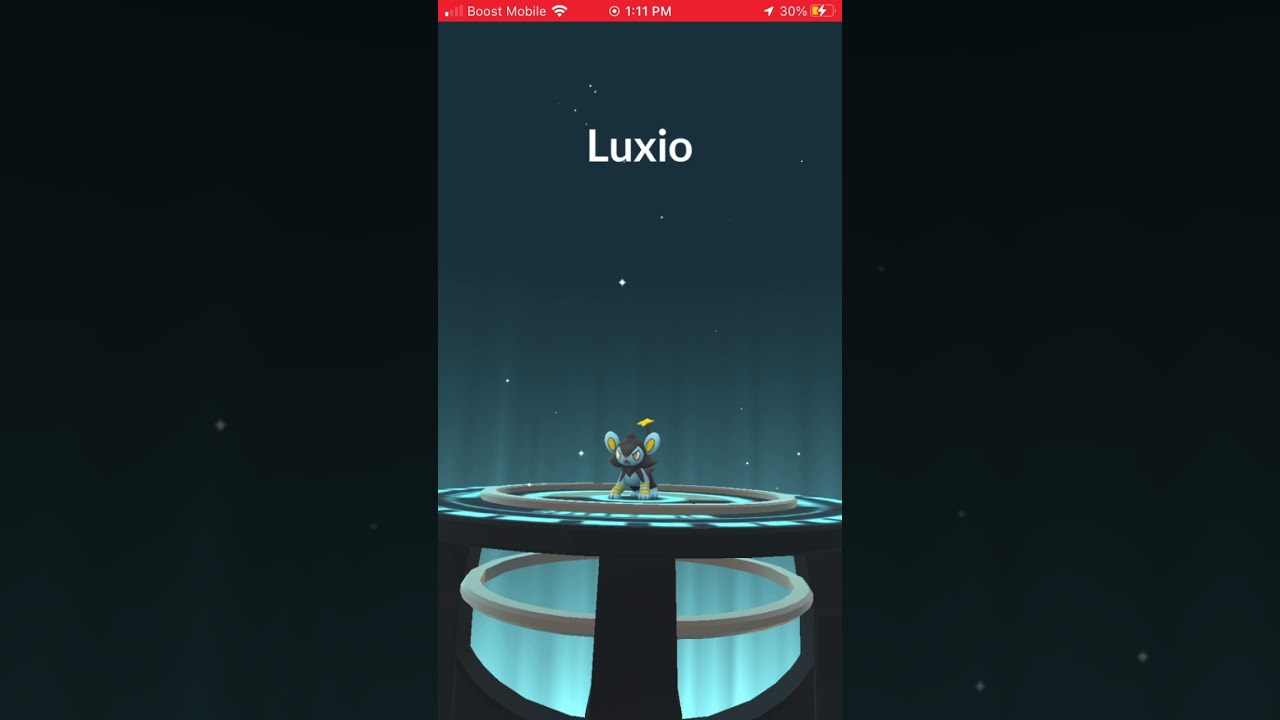 Pokémon go Evolving my first 3 star 🌟 shinx to luxray (shinx community day)