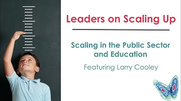 Larry Cooley on Scaling Up in the Public Sector and Education