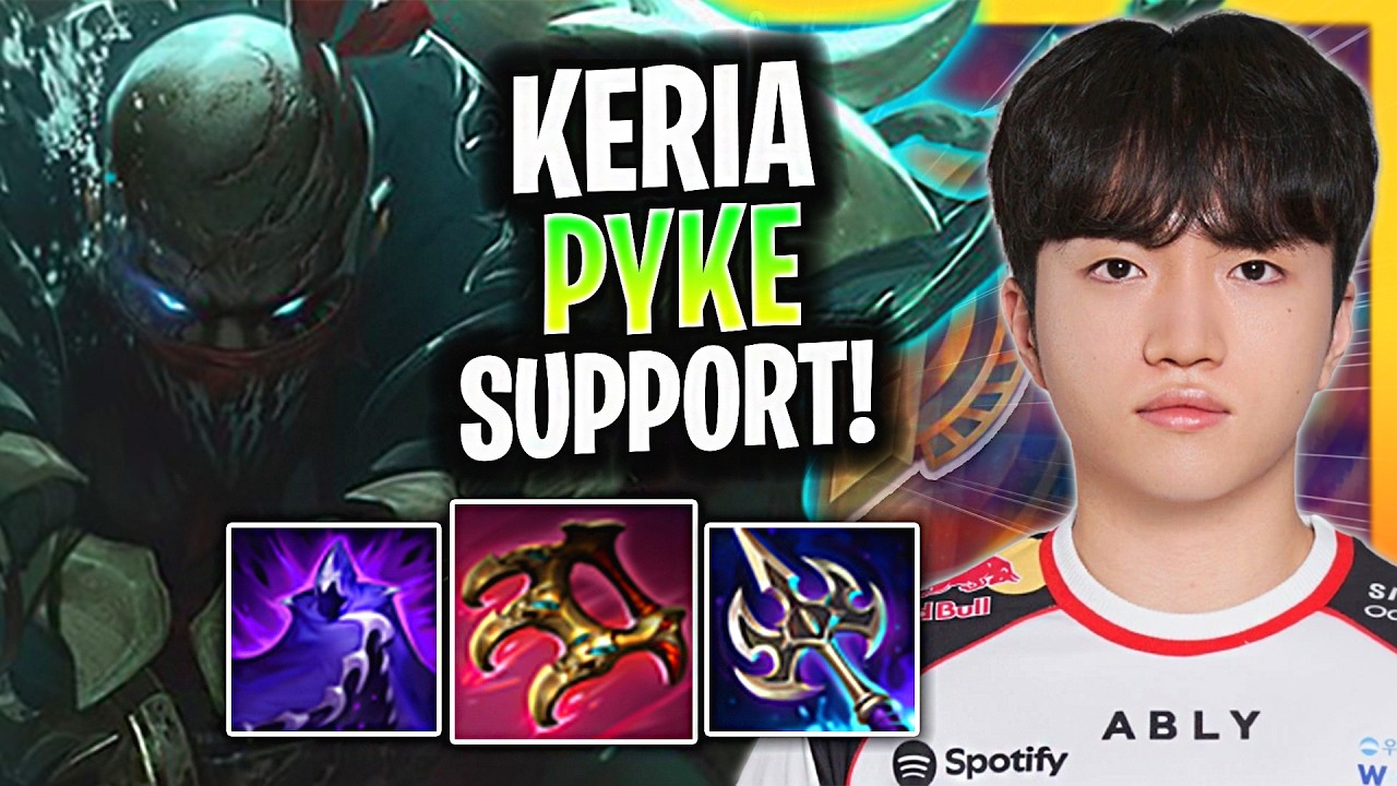 T1 KERIA PYKE SUPPORT MASTERCLASS! | T1 Keria Pyke SUPPORT Guide Patch 26.3 High Elo