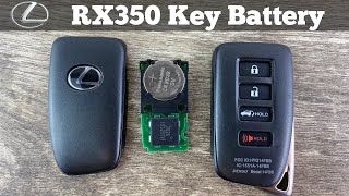 How To Change A Lexus RX350 Remote Fob Smart Key Battery 2016 - 2021 DIY Remove Replace Tutorial