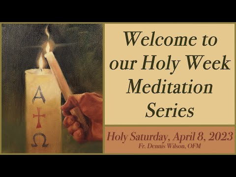Holy Week Meditation
