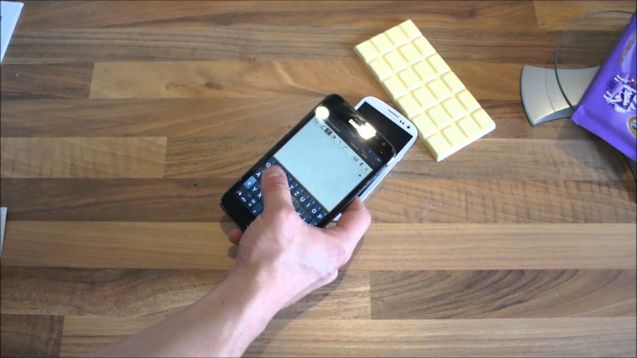 Galaxy S3 Vs Tafel Schokolade Grosse Und Gewicht Des Samsung