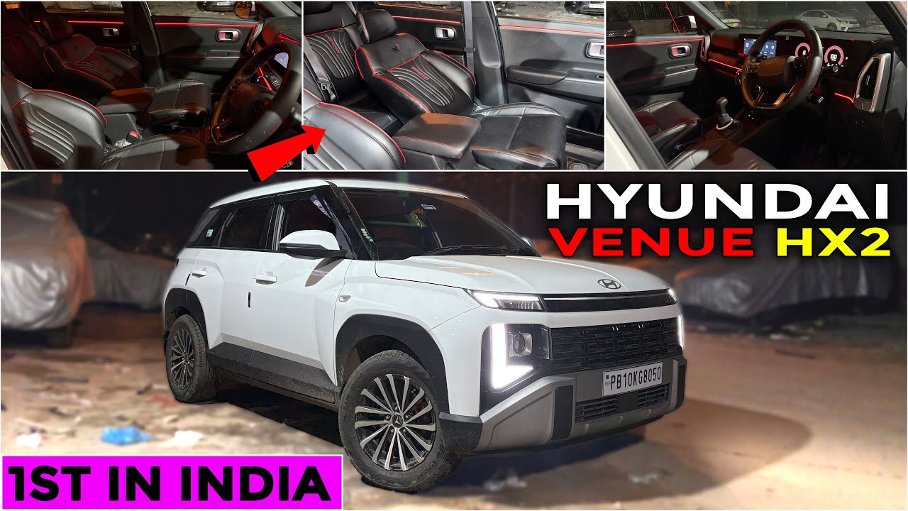 N-LINE INTERIOR MODIFIED ON HYUNDAI VENUE HX2✅ HYUNDAI VENUE HX2 MODIFICATION✅ VENUE HX5✅