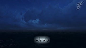 . فاذا جاءت الصاخة , يوم يفر المرء من أخية .تلاوة تريح قلبك وتزيل همك