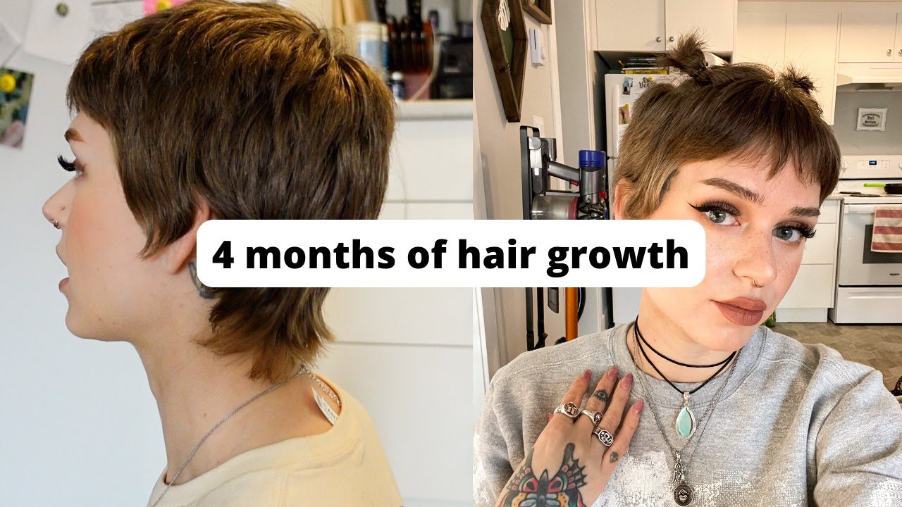 shaved head 4 month grow out update   how Ive been styling it  YouTube