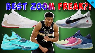 Ranking the Nike ZOOM FREAK Signature Shoe Line! What&#39;s the BEST Zoom FREAK?!