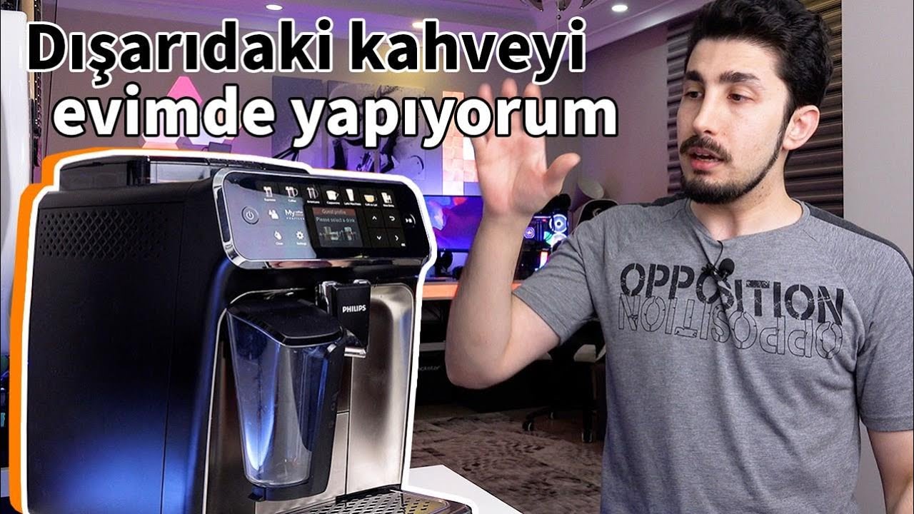 Philips EP5447/90 Tam Otomatik Espresso makinesini denedik “Artık