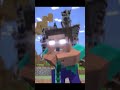 Skeleton in The Night Minecraft Animation Music Video #shorts