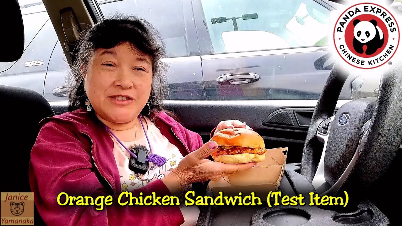 TEST MARKET ITEM Orange Chicken Sandwich at Panda Express in Downey