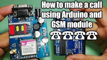 Arduino Tutorial: How to make phone call using the Arduino #GSM Module (SIM900A)
