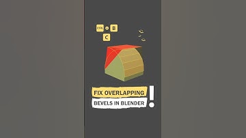 Fix Overlapping Bevels in Blender#blender #blendertutorial #modelingtips #blender3d #cgthink