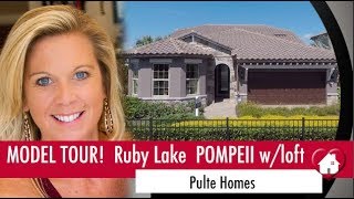 New Homes Winter Garden Dr. Phillips Pompeii One Story Model by Pulte at Ruby Lake