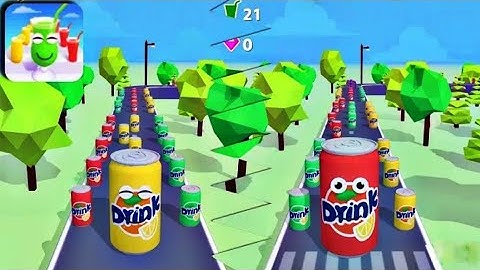 Juice Run Max - All Levels Mobile Gameplay Walkthrough Android IOs Relaxing & satisfying KUYO98