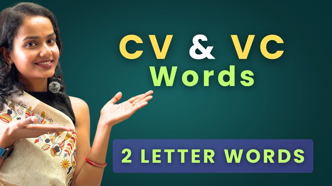 How to Teach CV & VC Words to Kids | Fun & Easy 2-Letter Word Reading ...