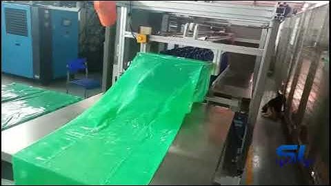 Engine oil bottle bagging machine