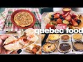 what i eat in a weekend with my grandparents | quebec food montage