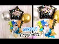 ARREGLO CON GLOBOS Y CHOCOLATES / REGALO ECONOMICO PARA CUMPLEAÑOS / BOUQUET CON GLOBOS Y DULCES