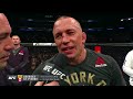 UFC 217: Georges St-Pierre and Michael Bisping Octagon Interviews