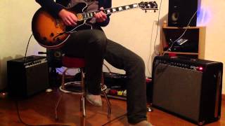 Gibson ES 347 1991 with Menatone Howie on Vibroverb