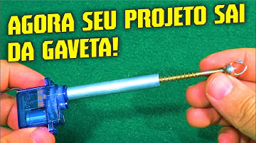 Como Fazer Atuador Linear Caseiro com Servo 9G para RC (Muito Barato!) | Projeto Escavadeira RC