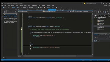 How to create Login form in c#  Part 2