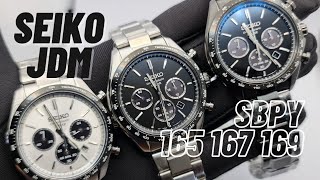 Seiko Selection Solar Chronograph JDM SBPY165 SBPY167 SBPY169 - YouTube