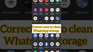 Clear WhatsApp storage 🙀 easy and correct way 🤠#whatsapp #whatsappdata #cleaning #storagesolutions screenshot 4