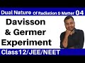 Dual Nature Of Radiation and Matter 04 II Davisson and Germer Experiment with Bragg's Law  JEE/NEET