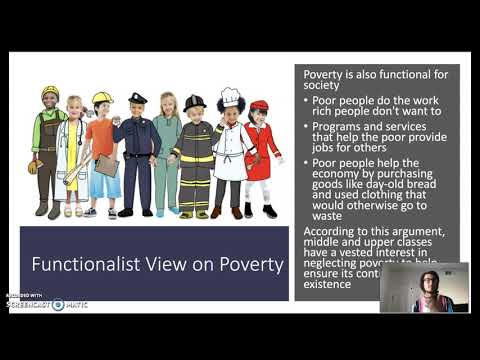 Hvordan fungerer fattigdom for samfunnet?