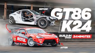 GT86 VTEC K24 Turbo Drift สร้างใน 24 นาที