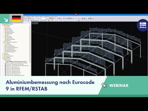 Webinar: Aluminiumbemessung nach Eurocode 9 in RFEM/RSTAB