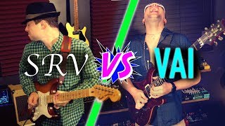 Video thumbnail of "GUITAR DUEL: Steve Vai vs. Stevie Ray Vaughan"