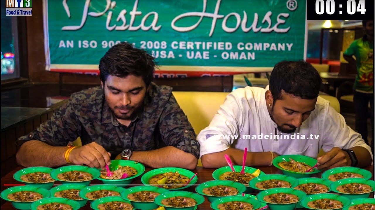 #Pista House Haleem Eating Challenge | Food Challenge | My3streetfood | STREET FOOD