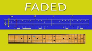 Fadad Alan Walker Guitar TAB Playalong