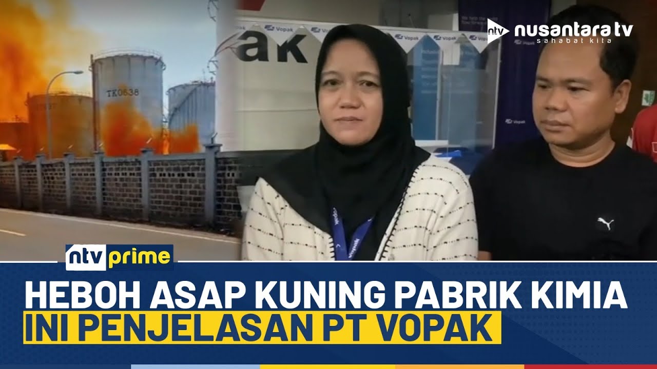 Heboh Asap Kuning dari Pabrik Kimia di Merak, PT Vopak Merak ...